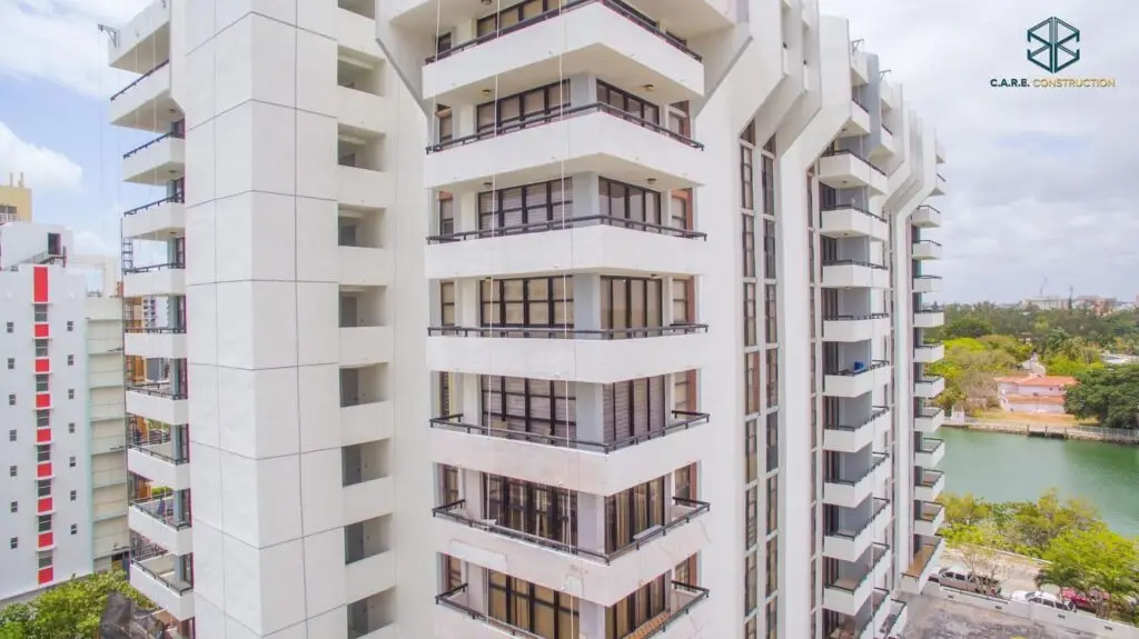 C.A.R.E.-Construction-Completed-Facade-On-Waterfront-Condo