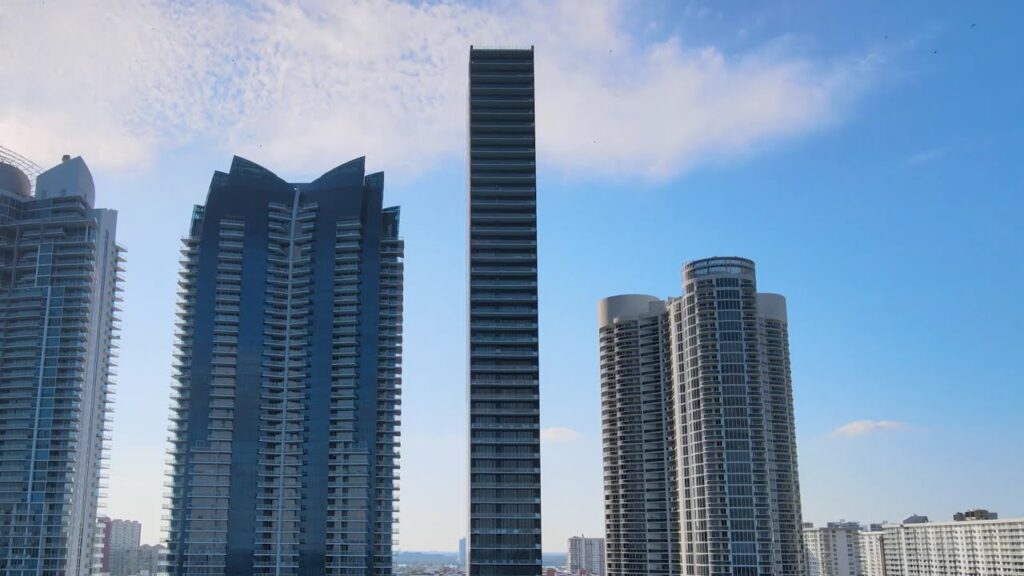 Muse Residences tower at 17141 Collins Ave, Sunny Isles Beach, FL