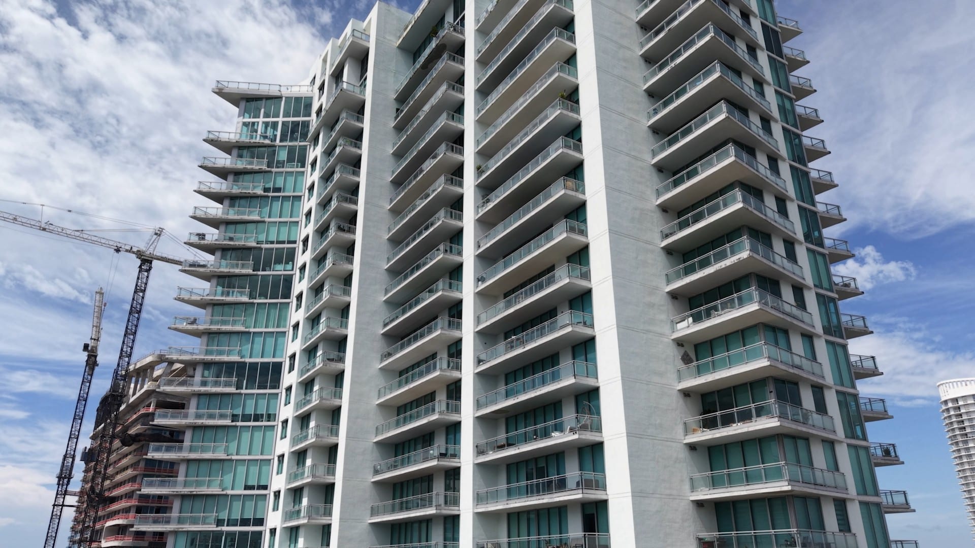 The Mint condominium tower on the Miami River, a C.A.R.E. Construction concrete restoration project